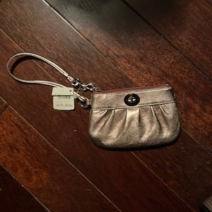 Coach Rose Gold Wristlet